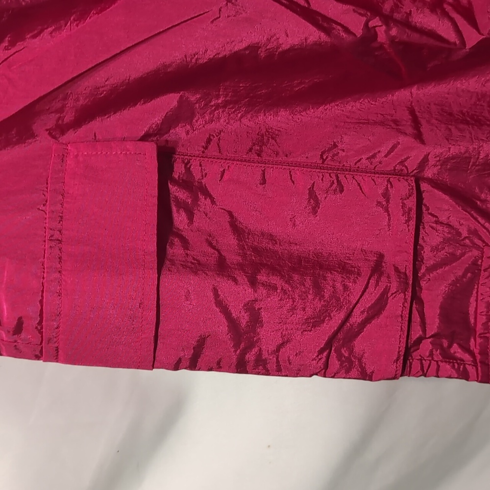 Superdown hot pink Beatrice wide leg nylon cargo pants revolve - size medium - Picture 5 of 12